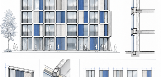 Arkitektonisk frihed i facadedesignet